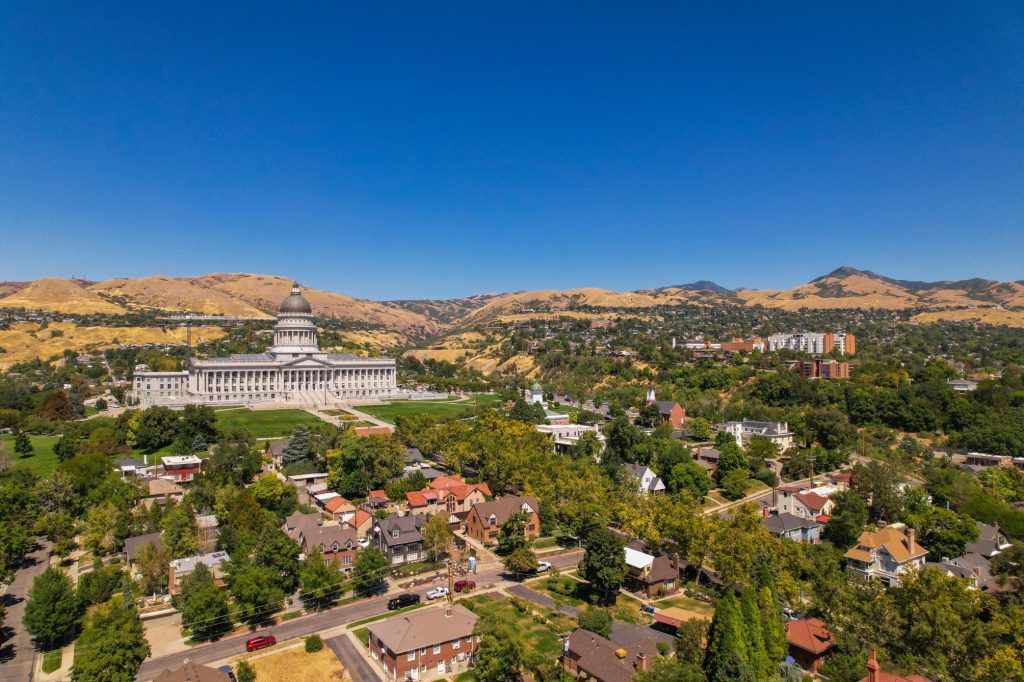 salt lake city view from rental